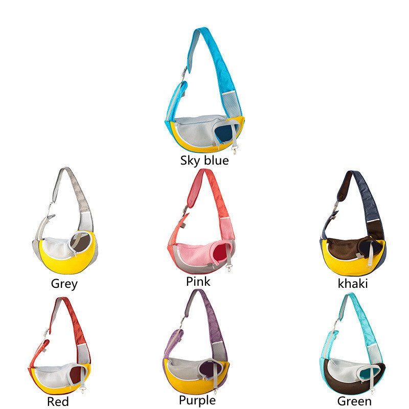 Breathable Mesh Pet Backpack Carrier with Shoulder Straps